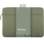 Husa din poliester Uniq Vienna compatibila cu laptop 14 inch, Waterproof, Verde 4 - lerato.ro
