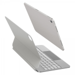 Husa cu tastatura UNIQ Venno Pro compatibila cu iPad Air 11 inch 2024 /2025 / iPad Air 10.9 inch 2022/2020, Alb 2 - lerato.ro