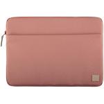 Husa din poliester Uniq Vienna compatibila cu laptop 14 inch, Waterproof, Roz 2 - lerato.ro