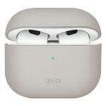 Carcasa UNIQ Lino compatibila cu Apple AirPods 3, Bej 2 - lerato.ro