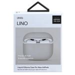Carcasa UNIQ Lino compatibila cu Apple AirPods 3, Bej 8 - lerato.ro