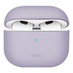 Carcasa UNIQ Lino compatibila cu Apple AirPods 3, Lavander 2 - lerato.ro