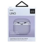 Carcasa UNIQ Lino compatibila cu Apple AirPods 3, Lavander 8 - lerato.ro