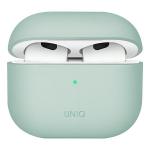 Carcasa UNIQ Lino compatibila cu Apple AirPods 3, Verde 2 - lerato.ro