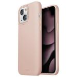 Carcasa UNIQ Lino Hue compatibila cu iPhone 13 / 14 / 15, Roz 3 - lerato.ro