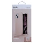 Carcasa UNIQ Lino Hue compatibila cu iPhone 13 / 14 / 15, Roz 7 - lerato.ro