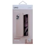 Carcasa UNIQ Lino Hue compatibila cu iPhone 13 Pro Max, Roz 7 - lerato.ro