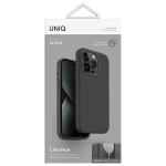 Carcasa UNIQ Lino compatibila cu iPhone 14 Pro, Gri 8 - lerato.ro