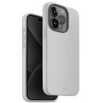 Carcasa UNIQ Lino Hue compatibila cu iPhone 15 Pro, Gri 3 - lerato.ro
