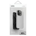 Carcasa UNIQ Lino Hue compatibila cu iPhone 15 Pro, Gri 5 - lerato.ro
