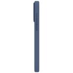 Carcasa UNIQ Lino Hue compatibila cu iPhone 15 Pro Max, Navy Blue 3 - lerato.ro