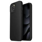 Carcasa UNIQ Lino compatibila cu iPhone 13 / 14 / 15, Black 3 - lerato.ro