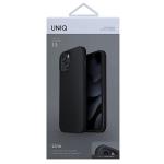 Carcasa UNIQ Lino compatibila cu iPhone 13 / 14 / 15, Black 6 - lerato.ro