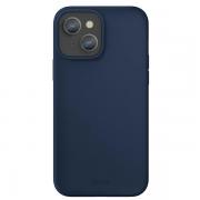 Carcasa UNIQ Lino compatibila cu iPhone 13 / 14 / 15, Marine Blue