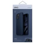 Carcasa UNIQ Lino compatibila cu iPhone 13 / 14 / 15, Marine Blue 6 - lerato.ro