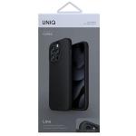 Carcasa UNIQ Lino compatibila cu iPhone 13 Pro / 13, Black 7 - lerato.ro