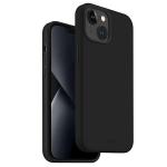 Carcasa UNIQ Lino compatibila cu iPhone 13 / 14 / 15, Negru 3 - lerato.ro