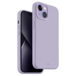 Carcasa UNIQ Lino compatibila cu iPhone 13 / 14 / 15, Mov 3 - lerato.ro