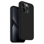 Carcasa UNIQ Lino compatibila cu iPhone 14 Pro, Negru 3 - lerato.ro