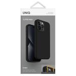Carcasa UNIQ Lino compatibila cu iPhone 14 Pro Max, Negru 8 - lerato.ro