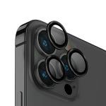Folie sticla camera foto Uniq Optix Glass Aluminum Camera Lens Protector compatibila cu iPhone 14 Pro / iPhone 14 Pro Max, Negru 2 - lerato.ro