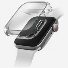 Accesorii Apple Watch 38 / 40 / 41 / 42 mm, Carcasa UNIQ Garde compatibila cu Apple Watch 42mm, Transparent, lerato.ro