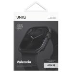 Carcasa UNIQ Valencia compatibila cu Apple Watch 42mm, Negru 3 - lerato.ro