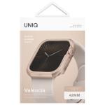 Carcasa UNIQ Valencia compatibila cu Apple Watch 42mm, Gold 3 - lerato.ro