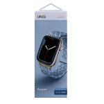 Curea UNIQ Aspen compatibila cu Apple Watch 38/40/41mm, Albastru 5 - lerato.ro