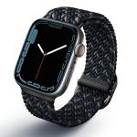 Curea UNIQ Aspen compatibila cu Apple Watch 42/44/45mm, Obsidian 3 - lerato.ro