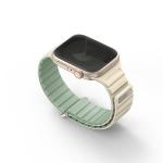 Curea UNIQ Revix compatibila cu Apple Watch 38/40/41mm, Verde/Bej 3 - lerato.ro