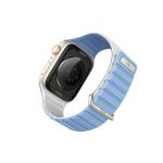Curea UNIQ Revix compatibila cu Apple Watch 38/40/41mm, Albastru/Alb 4 - lerato.ro