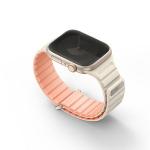 Curea UNIQ Revix compatibila cu Apple Watch 38/40/41mm, Roz/Alb 3 - lerato.ro