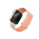 Curea UNIQ Revix compatibila cu Apple Watch 38/40/41mm, Roz/Alb 4 - lerato.ro