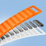 Curea UNIQ Revix compatibila cu Apple Watch 38/40/41mm, Roz/Alb 6 - lerato.ro