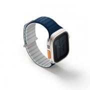 Curea Uniq Revix Evo compatibila cu Apple Watch 42/44/45/49mm, Albastru/Gri