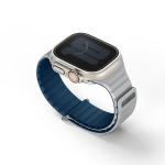 Curea Uniq Revix Evo compatibila cu Apple Watch 42/44/45/49mm, Albastru/Gri 3 - lerato.ro