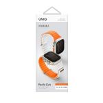 Curea Uniq Revix Evo compatibila cu Apple Watch 42/44/45/49mm, Portocaliu/Alb 7 - lerato.ro