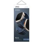 Curea UNIQ Revix Premium compatibila cu Apple Watch 49/46/45/44/42/41/40 mm, Albastru 4 - lerato.ro