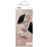 Curea UNIQ Revix Premium compatibila cu Apple Watch 49/46/45/44/42/41/40 mm, Roz/Alb 4 - lerato.ro