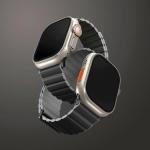 Curea UNIQ Revix Premium compatibila cu Apple Watch 49/46/45/44/42/41/40 mm, Gri 3 - lerato.ro