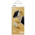 Curea UNIQ Revix Premium compatibila cu Apple Watch 49/46/45/44/42/41/40 mm, Galben/Bej 4 - lerato.ro