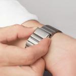 Curea UNIQ Strova compatibila cu Apple Watch 42/44/45mm, SIlver 10 - lerato.ro