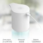 Dispenser automat sapun Lyfro Veso, Capacitate 350 ml, 1200mAh, Alb 11 - lerato.ro