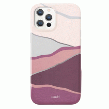 Carcasa UNIQ Coehl Ciel compatibila cu iPhone 12 / 12 Pro, Roz