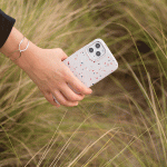 Carcasa UNIQ Coehl Terrazzo compatibila cu iPhone 12 Pro Max, Alb 7 - lerato.ro