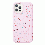 Carcasa UNIQ Coehl Terrazzo compatibila cu iPhone 12 Pro Max, Roz 2 - lerato.ro