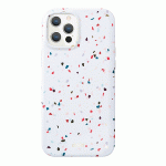 Carcasa UNIQ Coehl Terrazzo compatibila cu iPhone 12 / 12 Pro, Alb 2 - lerato.ro