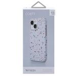 Carcasa UNIQ Coehl Terrazzo compatibila cu iPhone 13 / 14 / 15, Alb 3 - lerato.ro