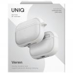 Carcasa UNIQ Veren compatibila cu Apple AirPods Pro 3, Alb 6 - lerato.ro